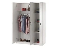 Ivory Oak 3-Door Storage Wardrobe -Furniture Series Sales 810561398 41