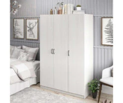 Ivory Oak 3-Door Storage Wardrobe -Furniture Series Sales 810561398 51