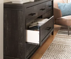 Silverton Black Oak 7-Drawer Dresser -Furniture Series Sales 810569986 1