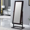 Espresso Cheval Mirror Armoire -Furniture Series Sales 810575930 2 1