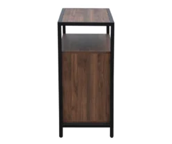Walnut Chevron 2-Door Storage Cabinet -Furniture Series Sales 810584249 A8