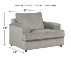 Signature Design By Ashley Soletren Oversized Armchair 31 Signature Design By Ashley Soletren Oversized Armchair -Furniture Series Sales 810587413 21