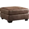 Bladen Coffee Faux Leather Oversize Accent Ottoman -Furniture Series Sales 810587479 2