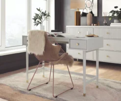 Elizabeth Dove Gray Office Desk -Furniture Series Sales 810589021 2