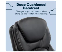 Claremont Black Bonded Leather Office Chair 23 Claremont Black Bonded Leather Office Chair -Furniture Series Sales 810590374 10