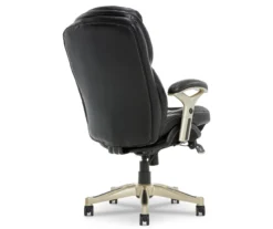 Claremont Black Bonded Leather Office Chair 17 Claremont Black Bonded Leather Office Chair -Furniture Series Sales 810590374 5