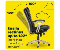 Claremont Black Bonded Leather Office Chair 21 Claremont Black Bonded Leather Office Chair -Furniture Series Sales 810590374 8