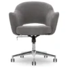Valetta Gray Microfiber Office Chair -Furniture Series Sales 810590379 3