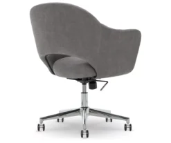 Valetta Gray Microfiber Office Chair -Furniture Series Sales 810590379 5