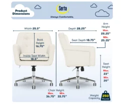 Serta Ashland Fabric Office Chair -Furniture Series Sales 810590380 6