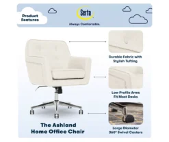 Serta Ashland Fabric Office Chair -Furniture Series Sales 810590380 7