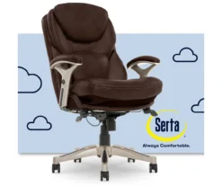 Claremont Chestnut Brown Bonded Leather Office Chair 27 Claremont Chestnut Brown Bonded Leather Office Chair -Furniture Series Sales 810590393 1