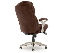 Claremont Chestnut Brown Bonded Leather Office Chair 17 Claremont Chestnut Brown Bonded Leather Office Chair -Furniture Series Sales 810590393 5