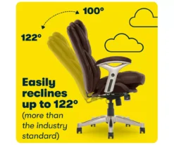 Claremont Chestnut Brown Bonded Leather Office Chair 21 Claremont Chestnut Brown Bonded Leather Office Chair -Furniture Series Sales 810590393 8