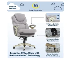 Serta Claremont Fabric Office Chair 29 Serta Claremont Fabric Office Chair -Furniture Series Sales 810590395 7