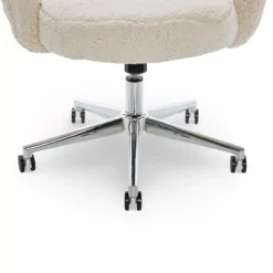 Valetta Cream Faux Fur Office Chair -Furniture Series Sales 810590414 61