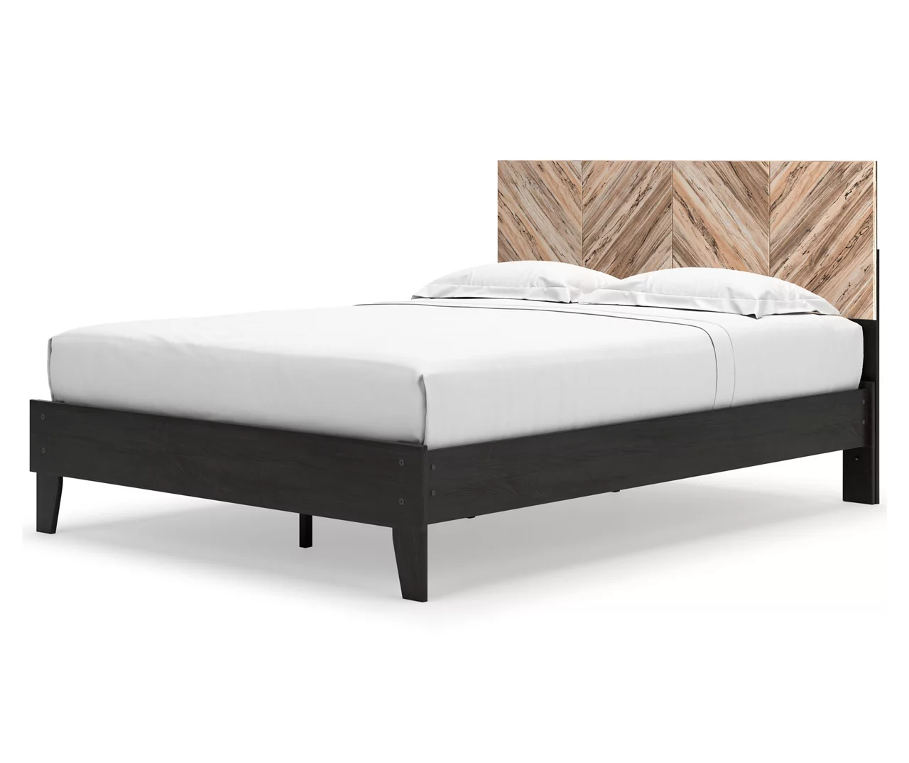 Piperton Black Queen Platform Bed Base 12 Piperton Black Queen Platform Bed Base - Image 10