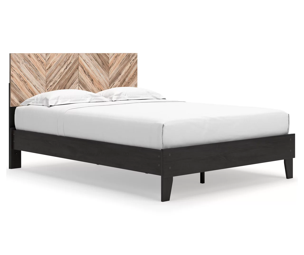 Piperton Black Queen Platform Bed Base 10 Piperton Black Queen Platform Bed Base - Image 8