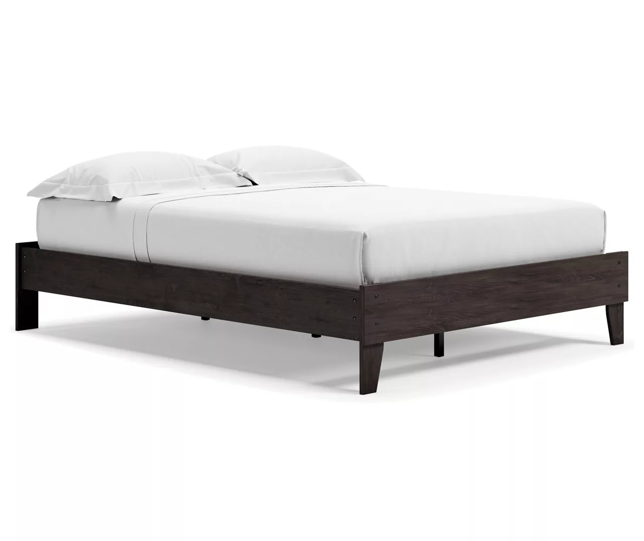 Piperton Black Queen Platform Bed Base 5 Piperton Black Queen Platform Bed Base - Image 3