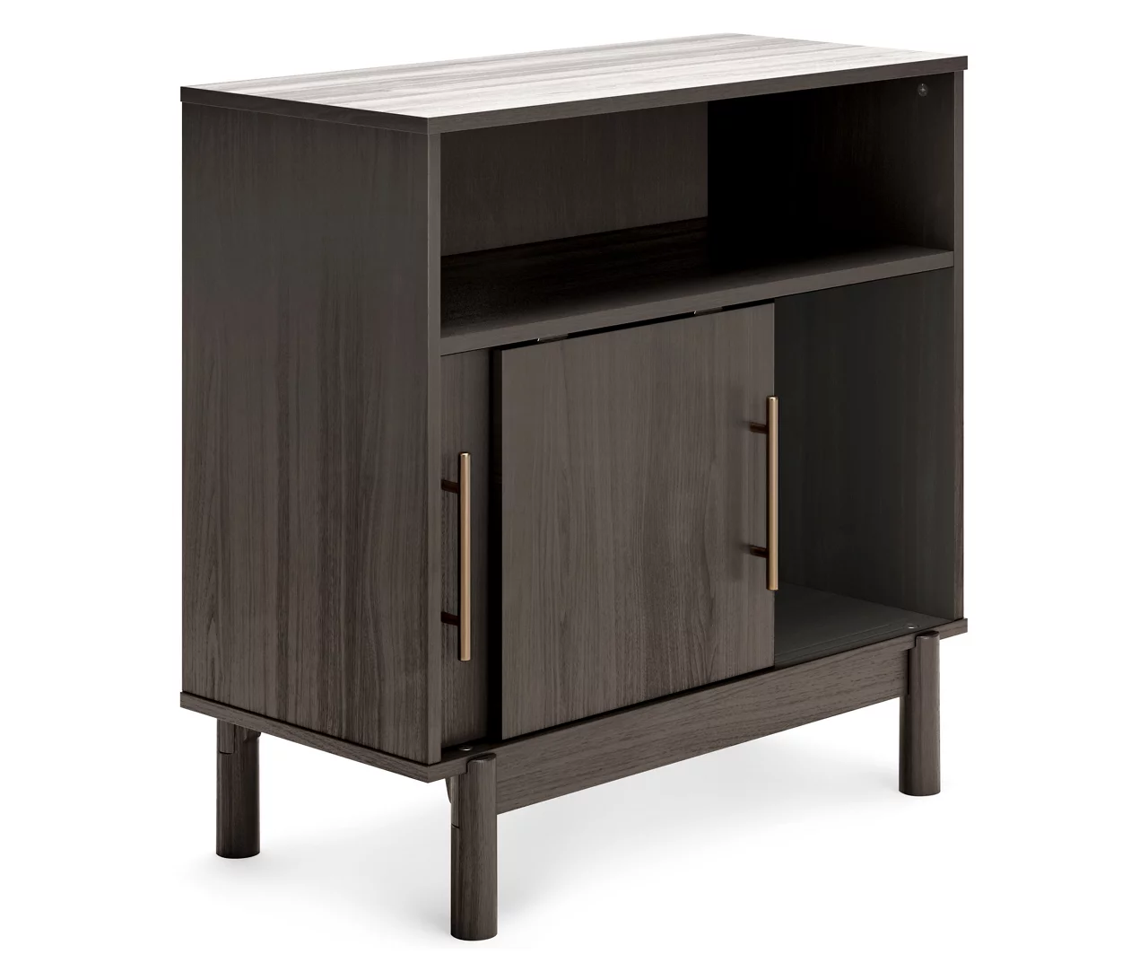 Brymont Dark Gray Sliding Door Accent Cabinet 5 Brymont Dark Gray Sliding Door Accent Cabinet - Image 3