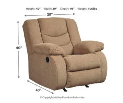Tulen Mocha Rocker Recliner -Furniture Series Sales 810594626 4 1