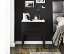 Ameriwood Madison Lane Faux Marble Nightstand -Furniture Series Sales 810596720 6