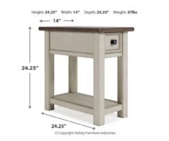 Bolanburg Chairside End Table With USB Ports & Outlets -Furniture Series Sales 810598700 8