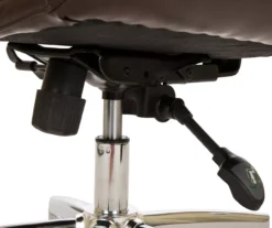 Dark Brown Mid-Century Modern Faux Leather Executive Office Chair -Furniture Series Sales 810598937 A0 6