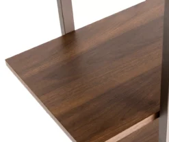 Walnut Modern Open 4-Shelf Bookcase -Furniture Series Sales 810598940 A0 5