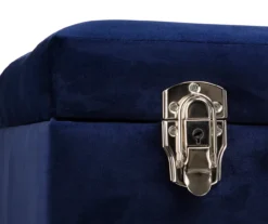 Glitzhome Velvet Suitcase Storage Stool 27 Glitzhome Velvet Suitcase Storage Stool -Furniture Series Sales 810598944 A0 5