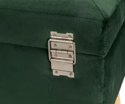 Glitzhome Velvet Suitcase Storage Stool 20 Glitzhome Velvet Suitcase Storage Stool -Furniture Series Sales 810598947 A0 4