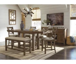 Moriville Extension Leaf Counter-Height Dining Table -Furniture Series Sales 810599583 2