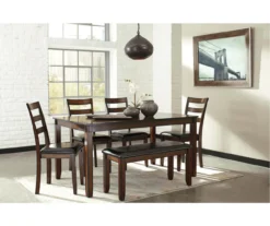 Coviar 6-Piece Dining Set With Bench 10 Coviar 6-Piece Dining Set With Bench -Furniture Series Sales 810599628 4