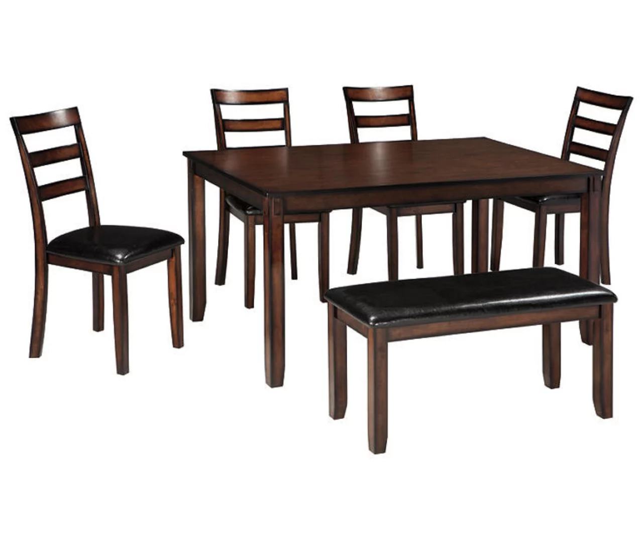 Coviar 6-Piece Dining Set With Bench 3 Coviar 6-Piece Dining Set With Bench