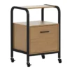 Wood & Metal File Rolling Storage Cart 1 Wood & Metal File Rolling Storage Cart -Furniture Series Sales 810606558 A0