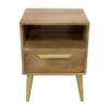 Mango Wood & Metal Bed Side Table -Furniture Series Sales 810606917 A0 1