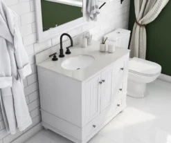 DHP Atwater Living Jazmyn Bathroom Vanity With White Sink 34 DHP Atwater Living Jazmyn Bathroom Vanity With White Sink -Furniture Series Sales 810610488 B0 1