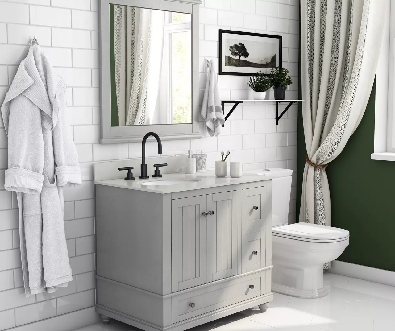 DHP Atwater Living Jazmyn Bathroom Vanity With White Sink 8 DHP Atwater Living Jazmyn Bathroom Vanity With White Sink - Image 6