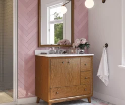DHP Atwater Living Delias Bathroom Vanity With White Sink -Furniture Series Sales 810610513 B0 5