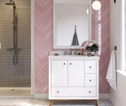 DHP Atwater Living Delias Bathroom Vanity With White Sink -Furniture Series Sales 810610514 B0 3