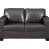Morelos Gray Leather Loveseat -Furniture Series Sales 810610794 A0 3