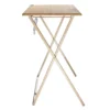Wood Look Folding Table With USB Charging -Furniture Series Sales 810612178 A1