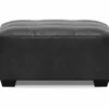 Bilgray Black Faux Leather Oversize Accent Ottoman -Furniture Series Sales 810612225 2