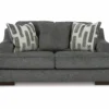 Lessinger Gray Loveseat 2 Lessinger Gray Loveseat -Furniture Series Sales 810612401 3