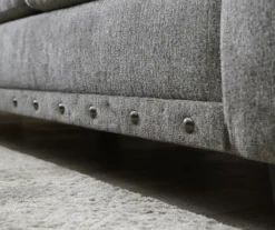 Alexandria Gray Chenille Sofa -Furniture Series Sales 810616679 810616680 B0 3