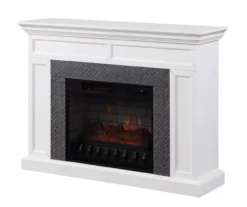 48" Faux Herringbone Mantel Electric Fireplace 13 48" Faux Herringbone Mantel Electric Fireplace -Furniture Series Sales 810617761 A0 2