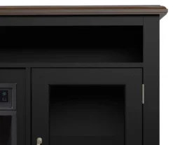 59.5" Black CoolGlow Electric Fireplace & Fan Console 15 59.5" Black CoolGlow Electric Fireplace & Fan Console -Furniture Series Sales 810620259 A8 2