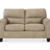 Tishen Pebble Sand Faux Leather Loveseat 2 Tishen Pebble Sand Faux Leather Loveseat -Furniture Series Sales 810669862 A0