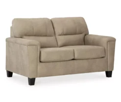 Tishen Pebble Sand Faux Leather Loveseat 12 Tishen Pebble Sand Faux Leather Loveseat -Furniture Series Sales 810669862 A1 1