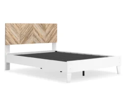 Signature Design By Ashley Piperton White Queen Panel Platform Bed -Furniture Series Sales combo790020 1